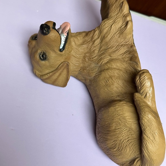 Homco Vintage Golden Retriever Dog Resin Sculpture - Picture 10 of 15